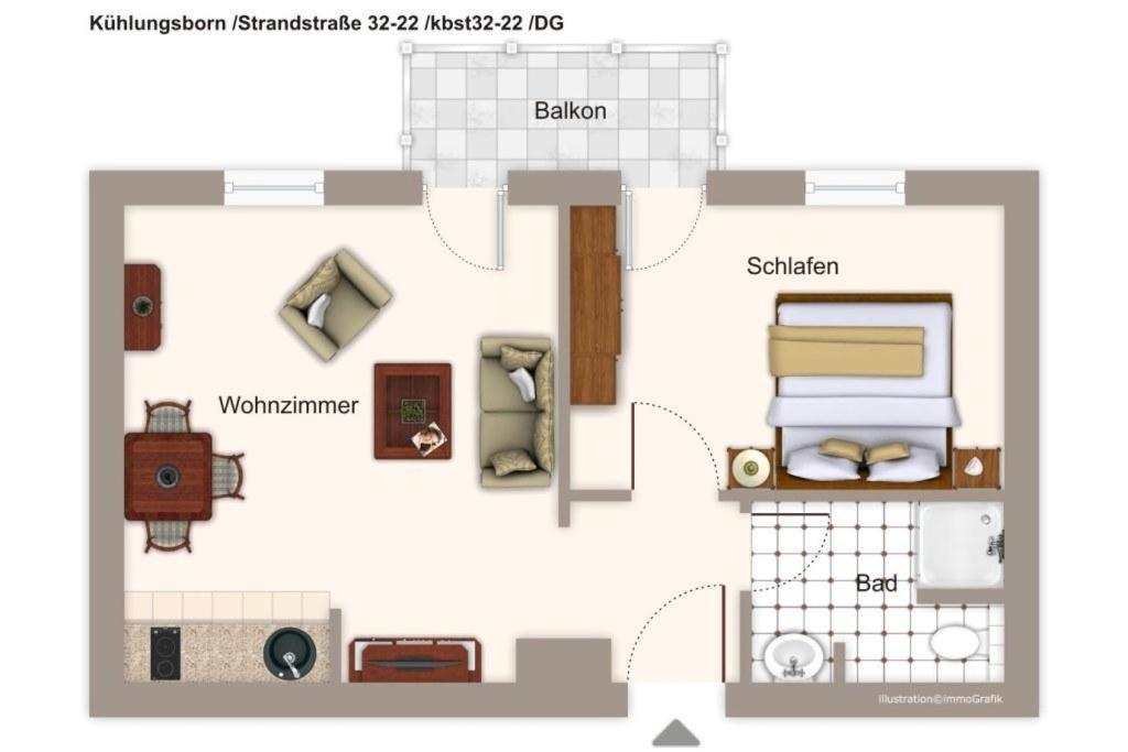 Strandstrasse 32 Strandstrasse 32-22 Ostseebad Kühlungsborn 외부 사진